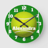 tennis ball clock | Zazzle