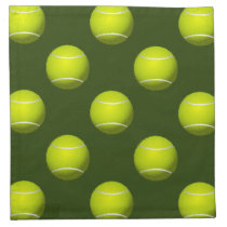 Tennis Ball Sports Cloth Napkin