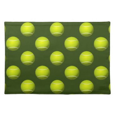 Tennis Ball Sports Cloth Placemat