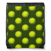 Tennis Ball Sports Drawstring Bag