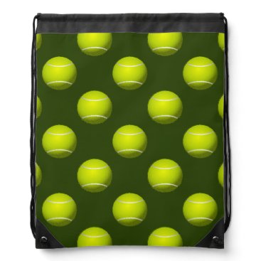 Tennis Ball Sports Drawstring Bag