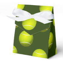 Tennis Ball Sports Favor Boxes