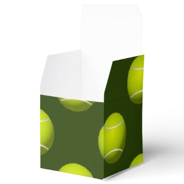 Tennis Ball Sports Favor Boxes