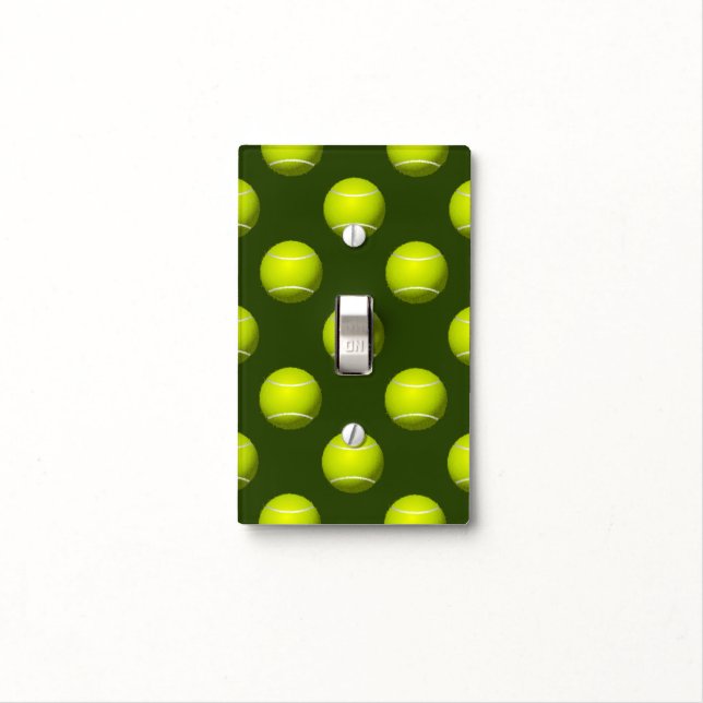 Tennis Ball Sports Light Switch Cover (In Situ)