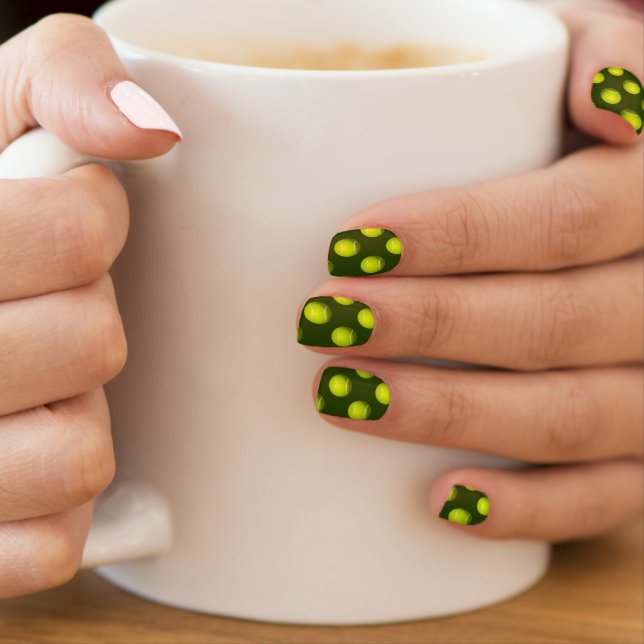 Tennis Ball Sports Minx Nail Wraps (Insitu - Mug)