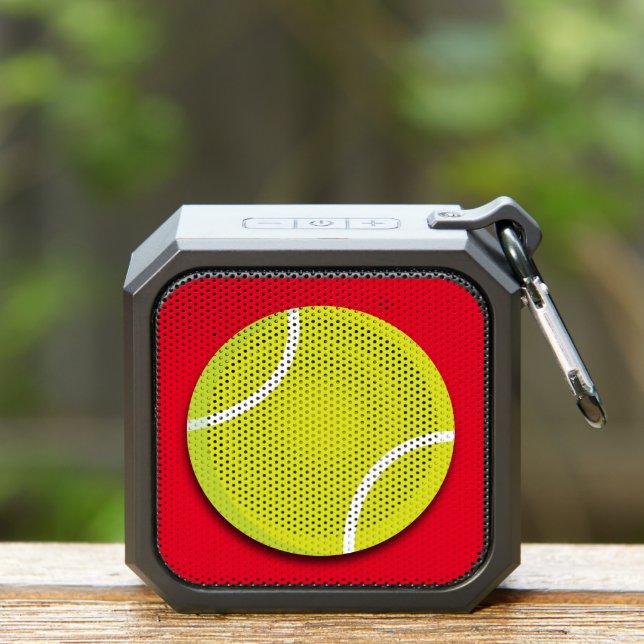 Tennis ball Sports Red Background Bluetooth Speaker (Insitu(Outdoor))