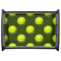 Tennis Ball Sports Serving Tray