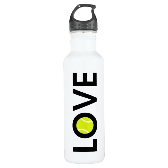 Tennis Ball Stainless Steel Water Bottle (Front)