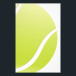 tennis ball stationery<br><div class="desc">realistic rendition of tennis ball</div>