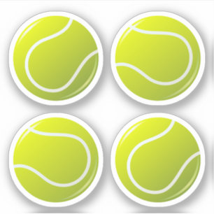 Tennis ball stickers