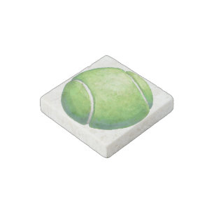 Tennis Ball Stone Magnet