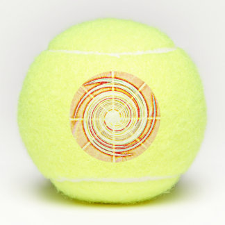Tennis ball Swirl Oil painting