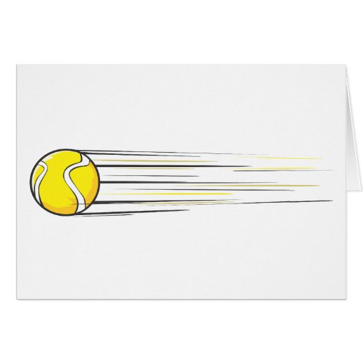 Tennis Ball Swish Cards (Front Horizontal)