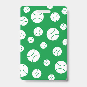 tennis ball Teacher Hall Pass school colors Badge