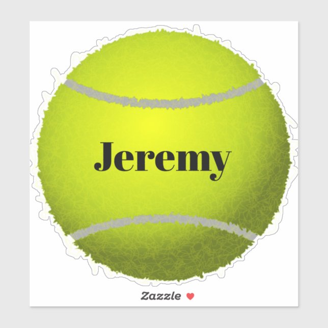 Tennis ball template  sticker (Sheet)