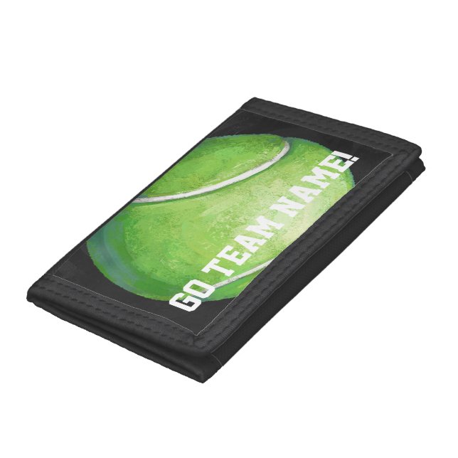 Tennis Ball Tri-fold Wallet (Bottom)