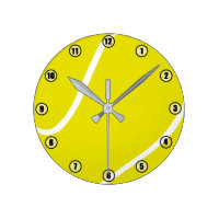 Tennis Ball Wall Clock