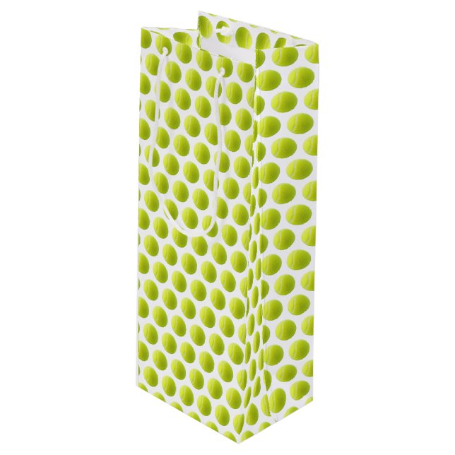 Tennis Ball Wine Bag (Front Angled)