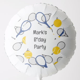 Tennis Ball with Name Balloon