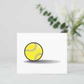 tennis ball with shadow (Standing Front)