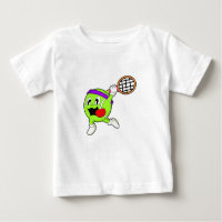 Tennis ball with Tennis racket