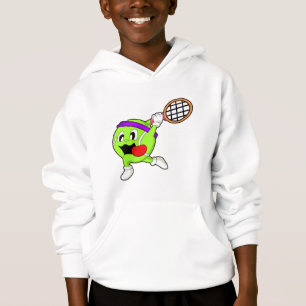 Tennis ball with Tennis racket Hoodie