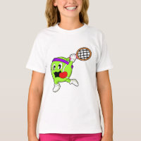 Tennis ball with Tennis racket