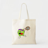 Tennis ball with Tennis racket