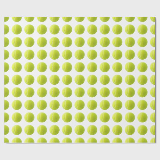 Tennis Ball Wrapping Paper Zazzle