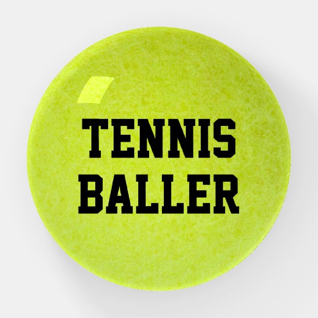 Tennis Baller Paperweight (Front)