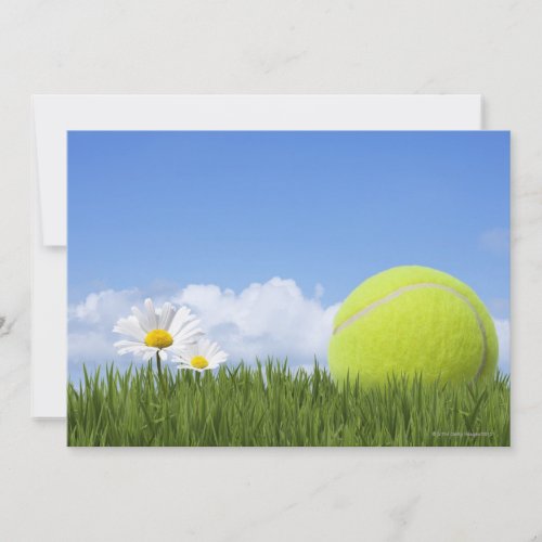 Tennis Balls Invitations