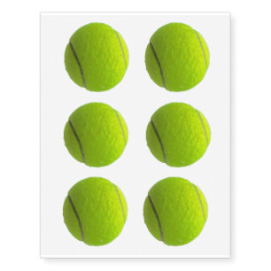 Tennis Balls 4Arnold Temporary Tattoos