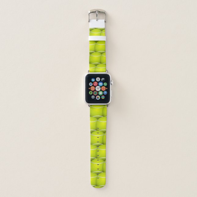 Tennis Balls Abstract Apple Watch Band. Apple Watch Band (Front)