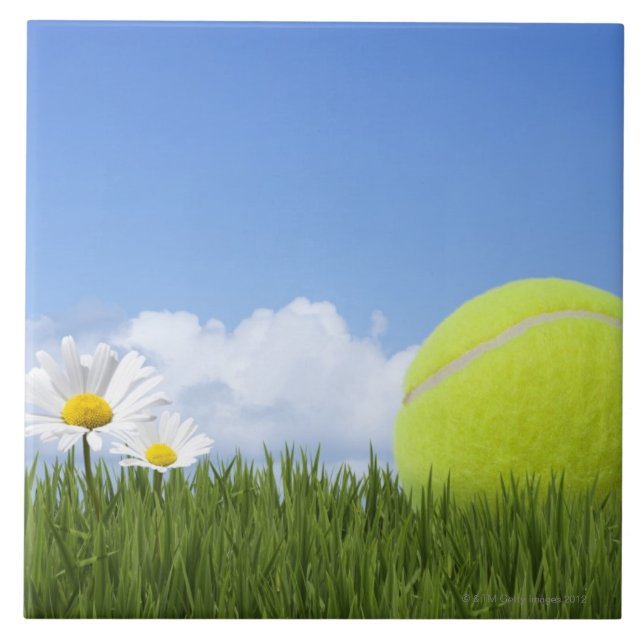 Tennis Balls Ceramic Tile (Front)