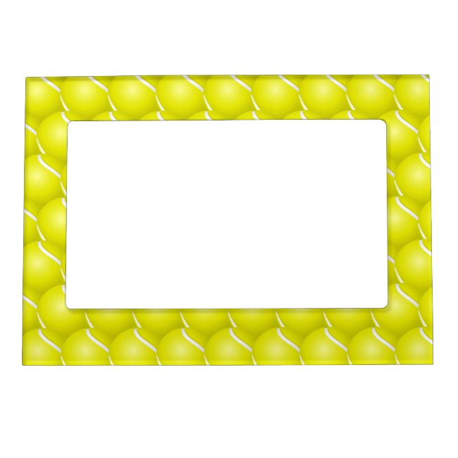 Tennis Balls Design Magnetic Photo Frame