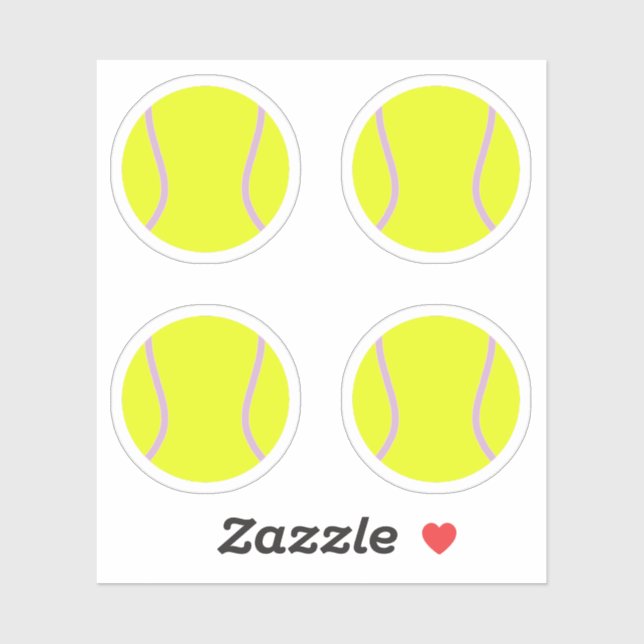 Tennis balls pack sticker (Sheet)