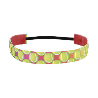 Tennis Balls Pattern Athletic Headband