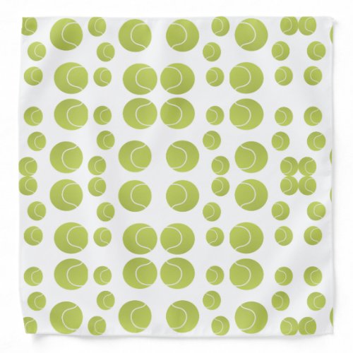 tennis balls pattern bandana