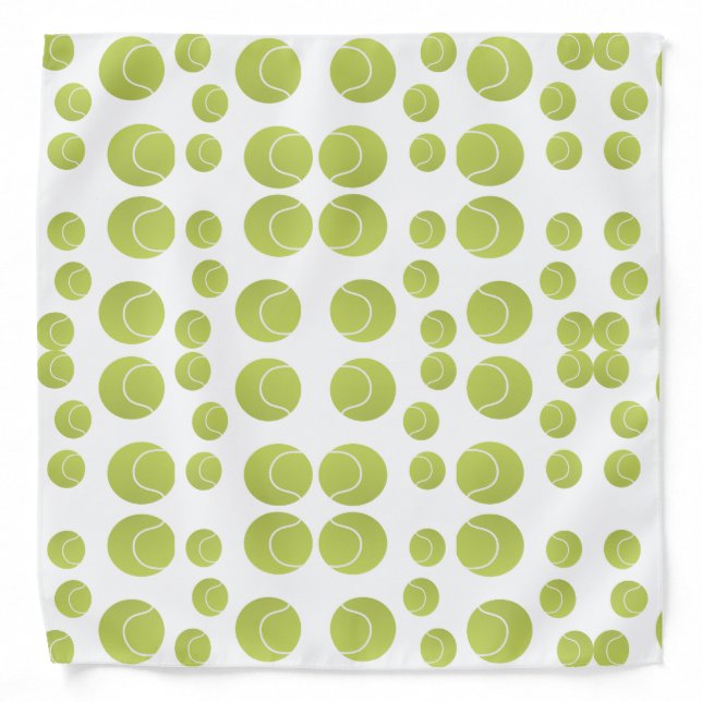 tennis balls pattern bandana (Front)
