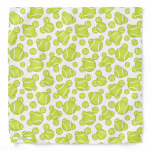 tennis balls pattern girls boys sports pattern bandana