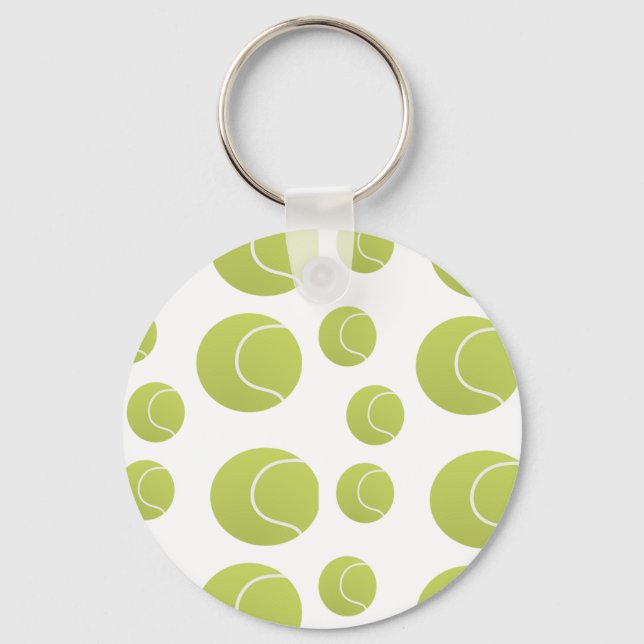 tennis balls pattern keychain (Front)