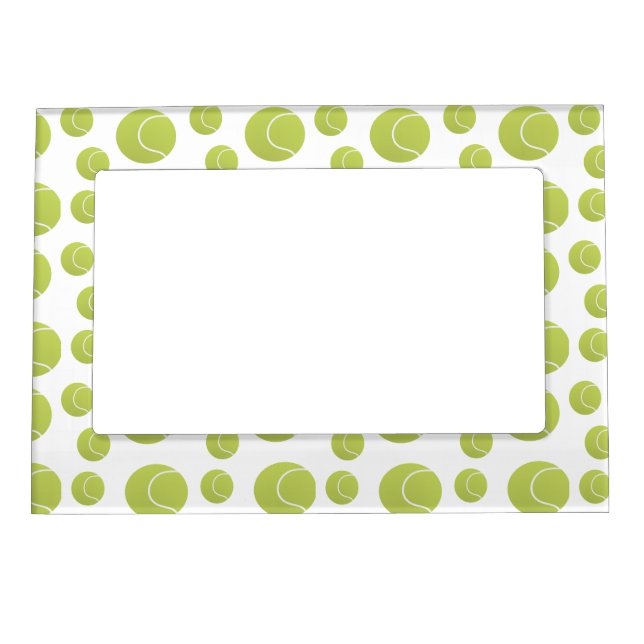 tennis balls pattern magnetic frame (Front)