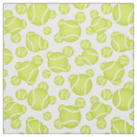 tennis balls pattern sports fabric