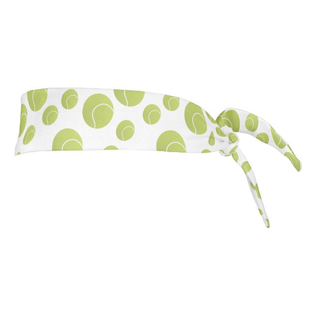 tennis balls pattern tie headband (Rotate 90)