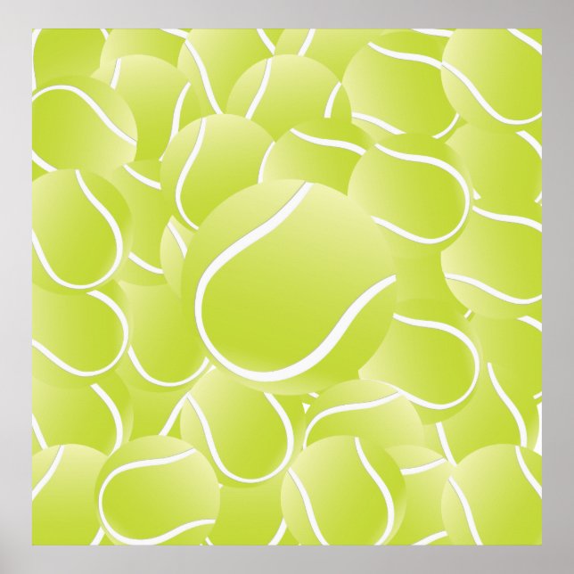 tennis balls poster (Front)