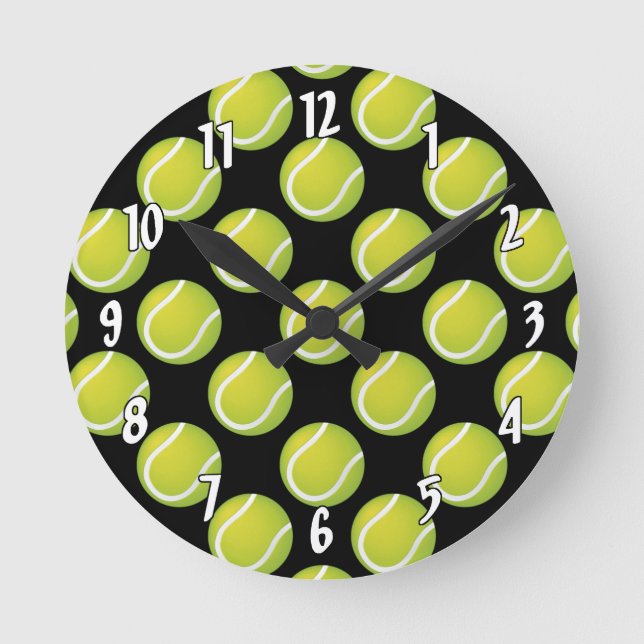 Tennis Balls Round Clock (Front)