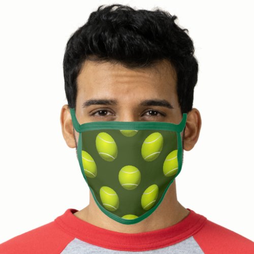 Tennis Balls Sports All_Over Print Face Mask