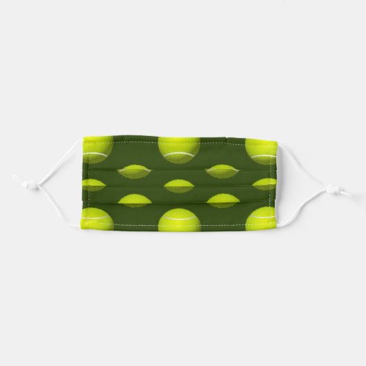 Tennis Balls Sports Face Mask (Front, Folded)