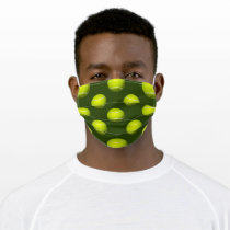 Tennis Balls Sports Face Mask