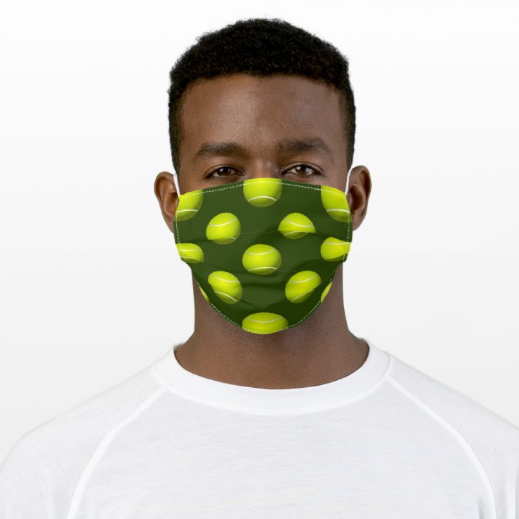 Tennis Balls Sports Face Mask Zazzle